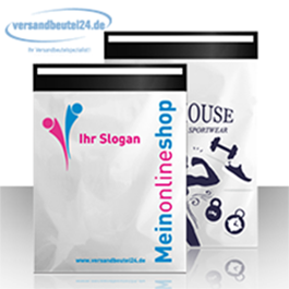 Versandbeutel 2-farbig bedruckt / Coex