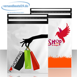 Retourenversandbeutel 3-farbig bedruckt / Coex