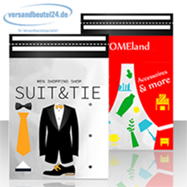 Retourenversandbeutel 4-farbig bedruckt / Coex