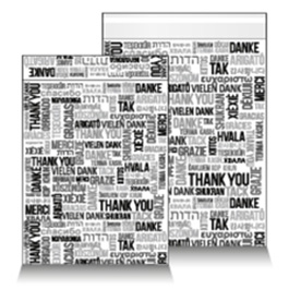Versandbeutel "Danke/thank you"